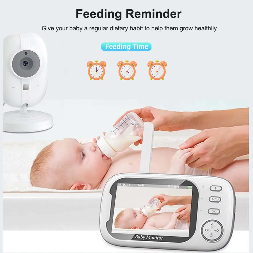 Tiny Tots Telecast: The Naptime Notifier with Night Vision Shenanigans and Temperature Tantrum Tracker!
