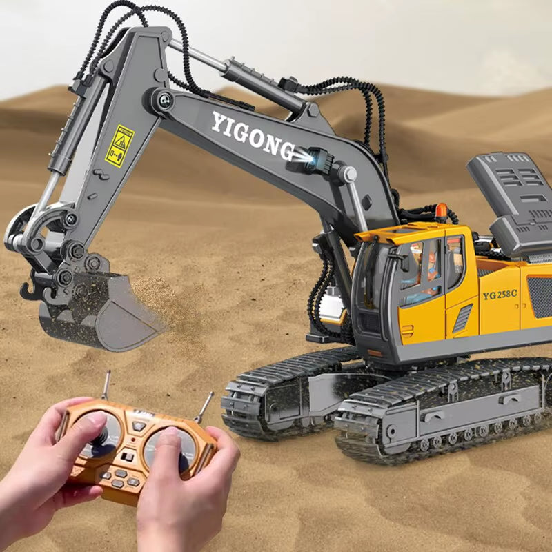 RC Auto Kinder Spielzeug Fernbedienung Auto Spielzeug Für Jungen Funks Teuerung Bagger Muldenkipper Bulldozer Elektroauto Kinderspiel Zeug Geschenk