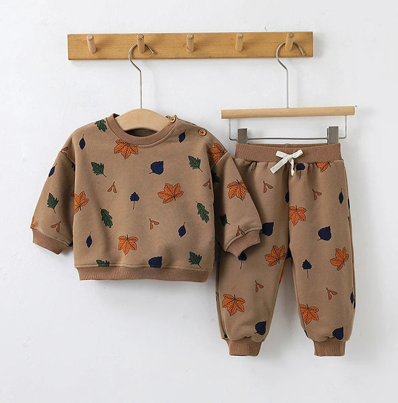Kinder Kleidung Sets Sweatshirt Tops + Hosen Frühling Kleinkind Jungen Mädchen Kleidung Kinder Trainingsanzug Baby Pyjamas Kinder Jungen Kleidung