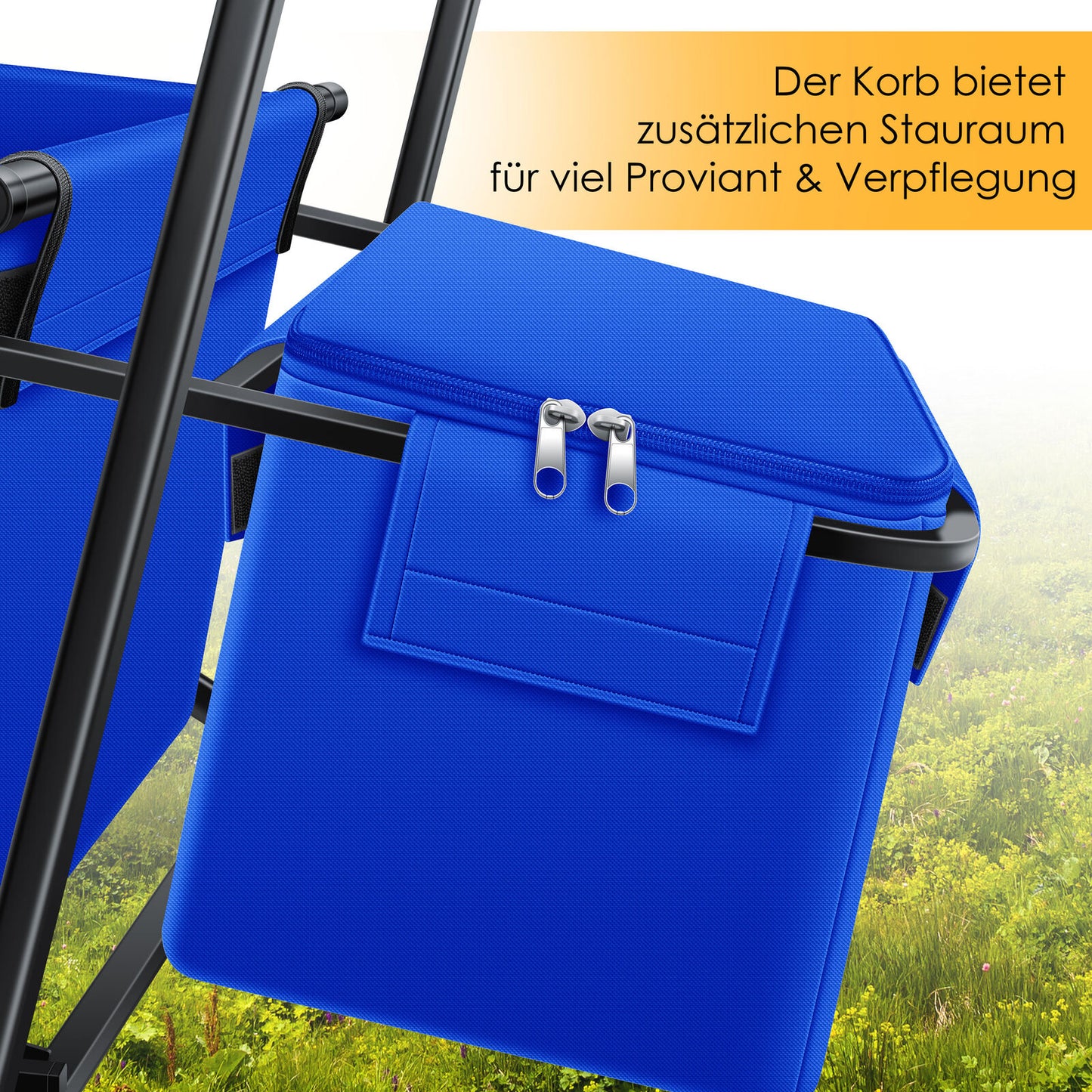 KESSER® Bollerwagen Faltbar Dach Handwagen Klappbar Transportkarre Gerätewagen