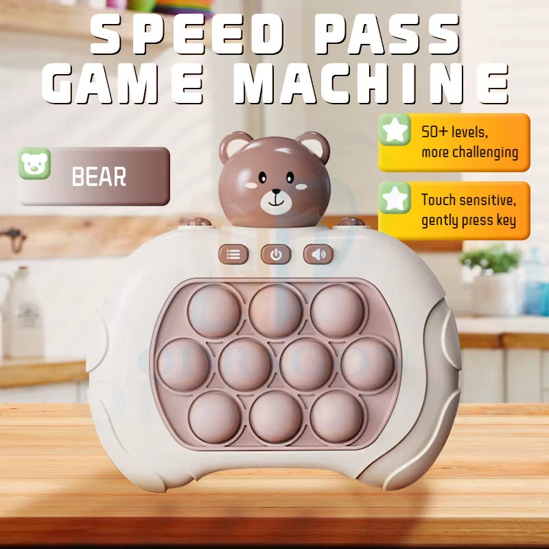 Stress-Busting Bubble Poppin' Fidget Fun Machine: Smash it Quick, Giggle it Loud! Perfect for Kids Who Need a Break from Being Awesome!