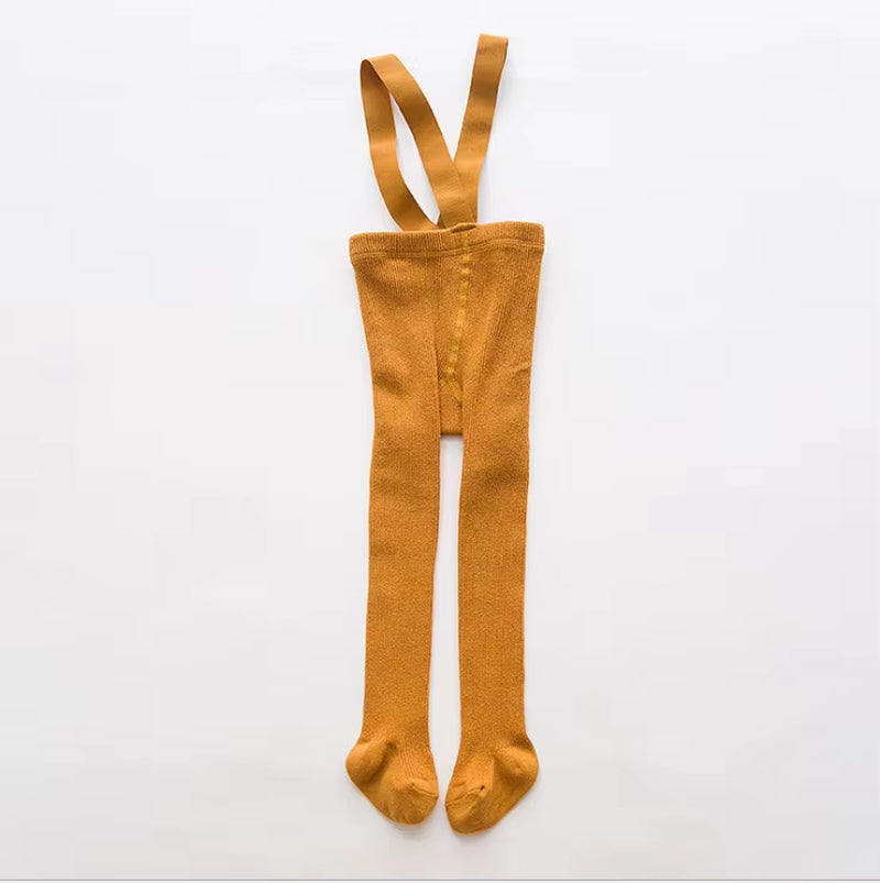 Springy Tights for Tiny Tots: Elastic Adventures in High-Waisted Fashion for Mini-Misfits!
