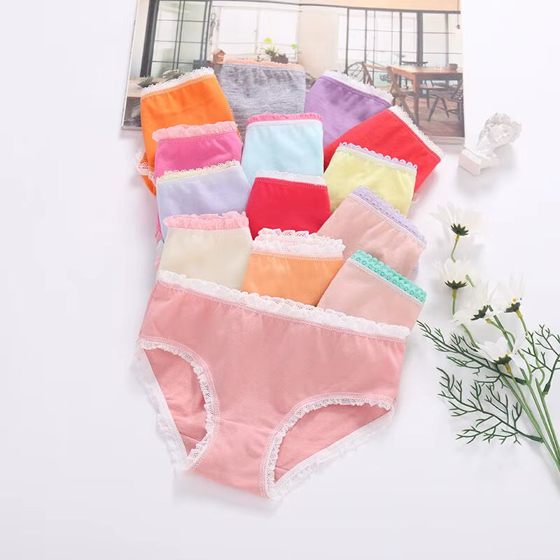 6Pc Jungen Mädchen Feste Unterwäsche Baby Höschen Slips Kinder Höschen Für Kinder 2-10Years