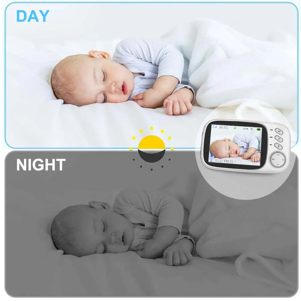 Tiny Tots Telecast: The Naptime Notifier with Night Vision Shenanigans and Temperature Tantrum Tracker!