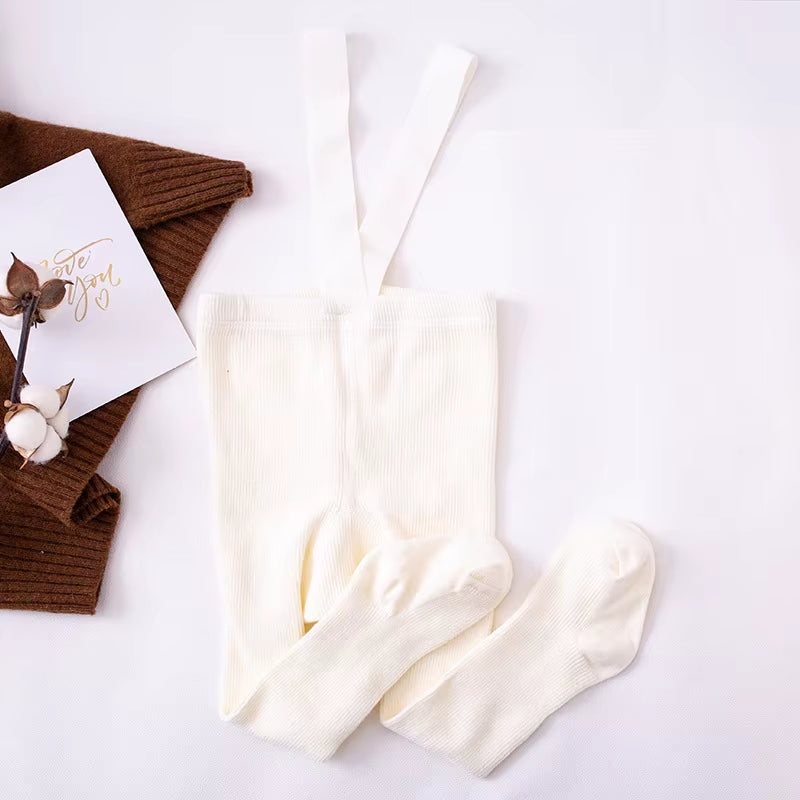 Springy Tights for Tiny Tots: Elastic Adventures in High-Waisted Fashion for Mini-Misfits!