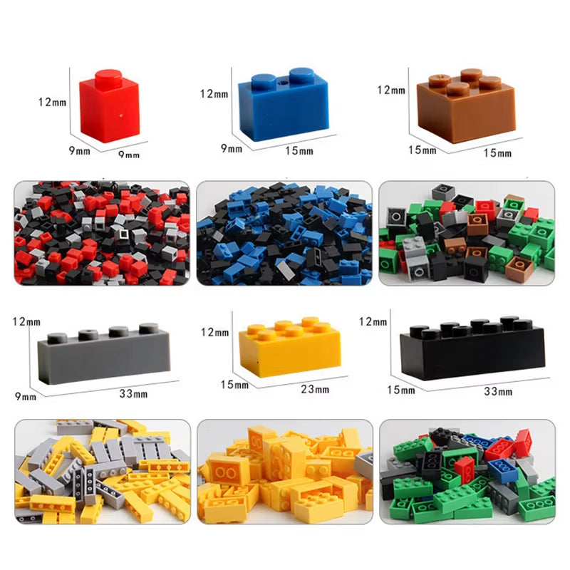 1000 DIY Kreative Bausteine Großset Urban Classic Bausteine Zusammengebautes Geburtstagsgeschenk Lernspielzeug Für Kinder