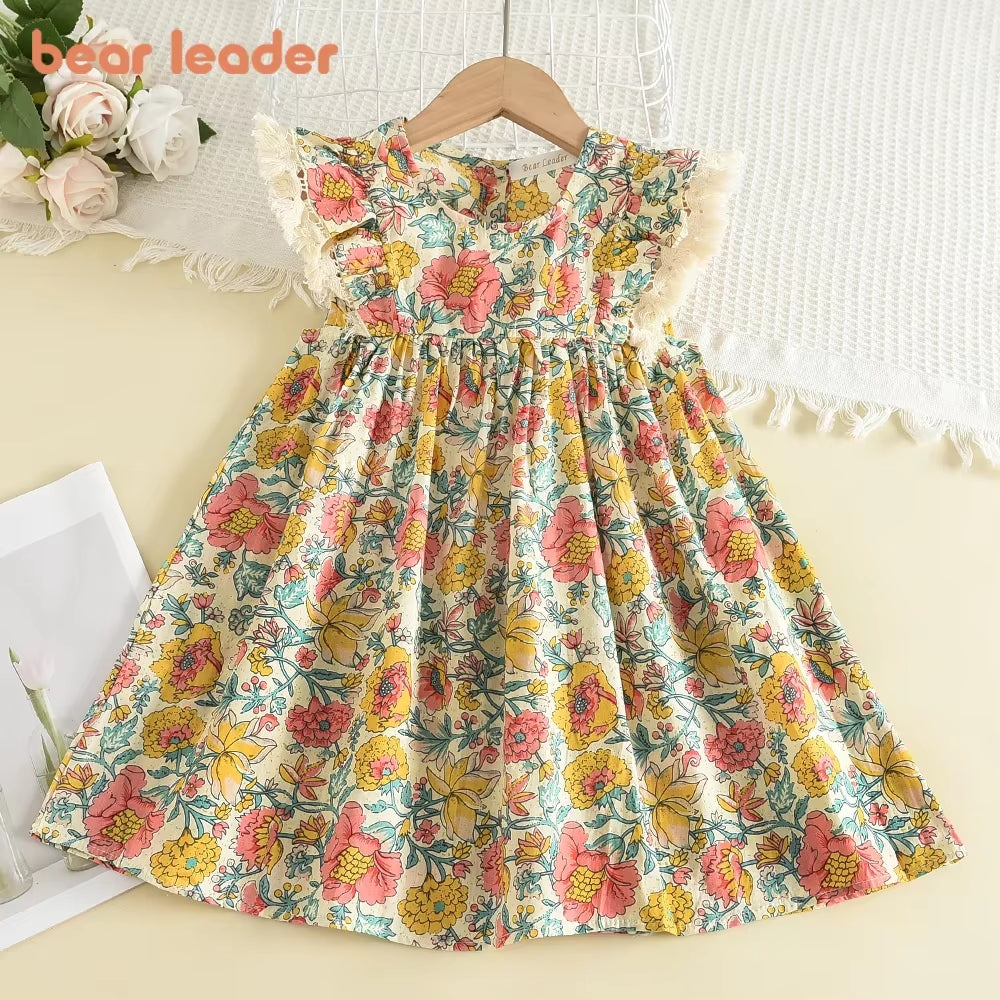Bear-y Stylish Little Lady Floral Gown: The Ultimate Baby Blossom Costume for Tiny Tots!