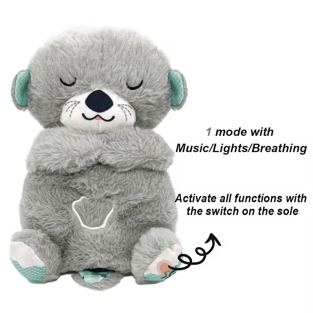 Cuddle Buddy Bear: The Soothing Otter Stuffed Animal That Plays Lullabies and Lights Up — Because Your Baby Deserves a Nightlight and a Personal DJ!