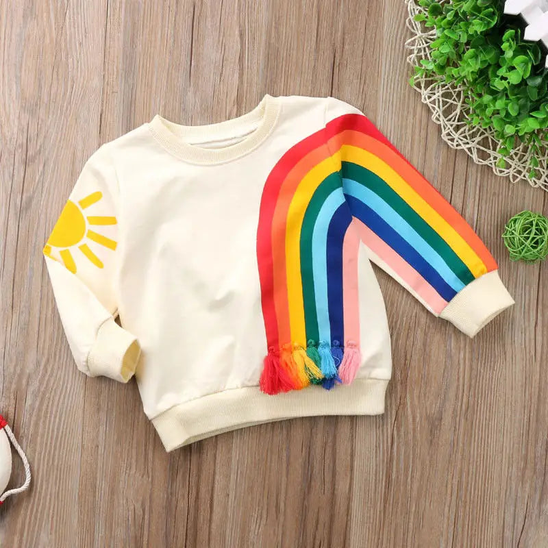 Regenbogen Pulli