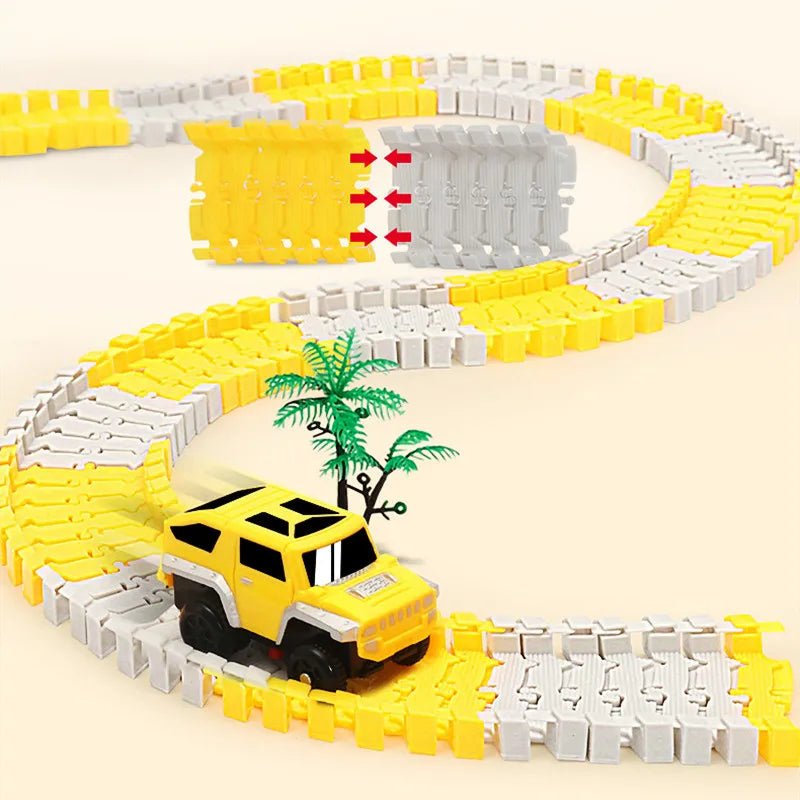 Rail Car Toy Race Car Track