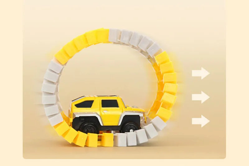 Rail Car Toy Race Car Track