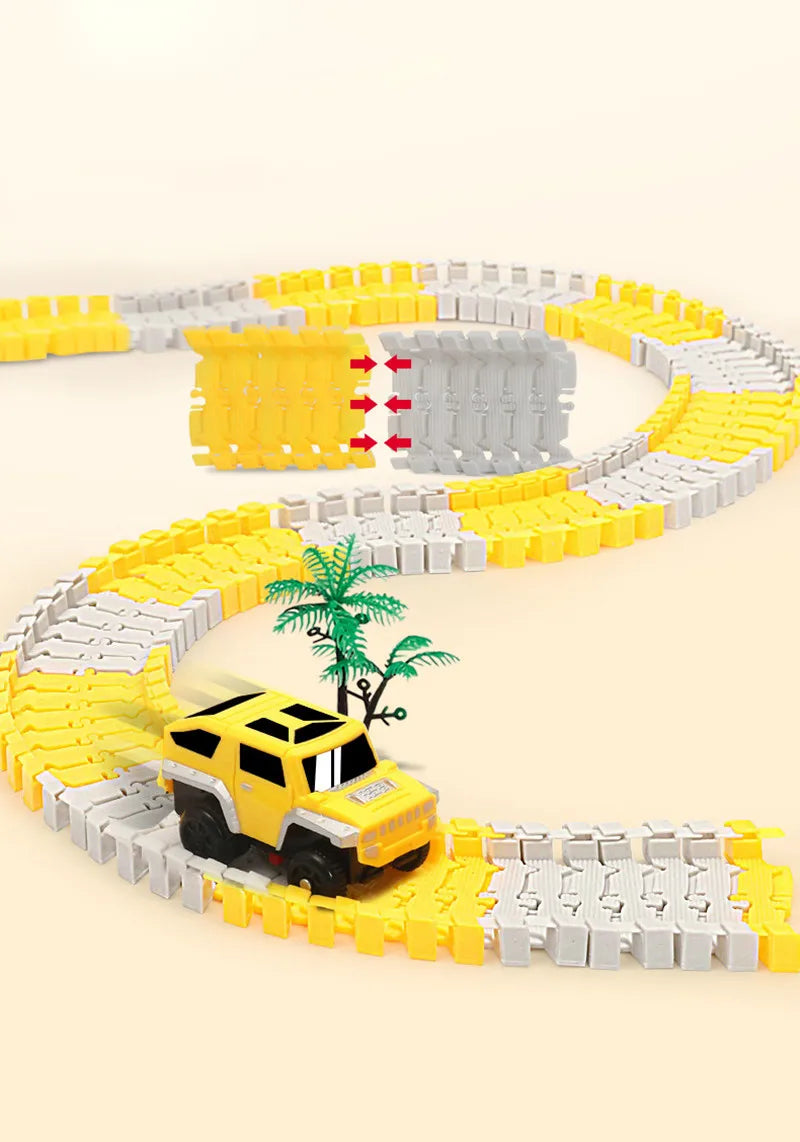 Rail Car Toy Race Car Track
