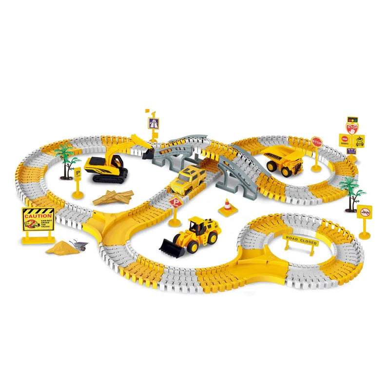Rail Car Toy Race Car Track
