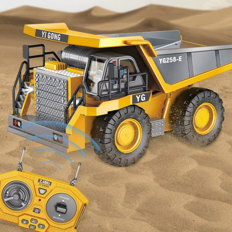 RC Auto Kinder Spielzeug Fernbedienung Auto Spielzeug Für Jungen Funks Teuerung Bagger Muldenkipper Bulldozer Elektroauto Kinderspiel Zeug Geschenk