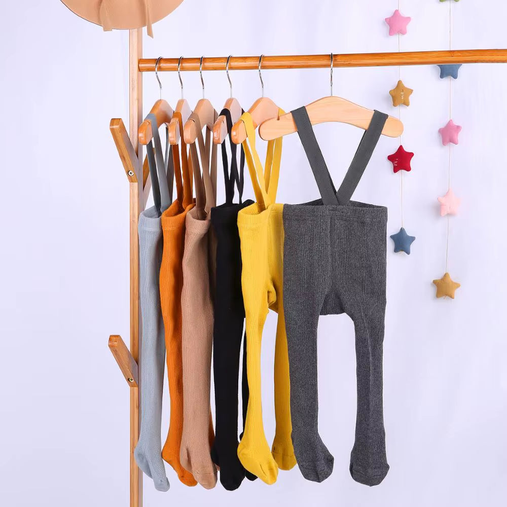 Springy Tights for Tiny Tots: Elastic Adventures in High-Waisted Fashion for Mini-Misfits!