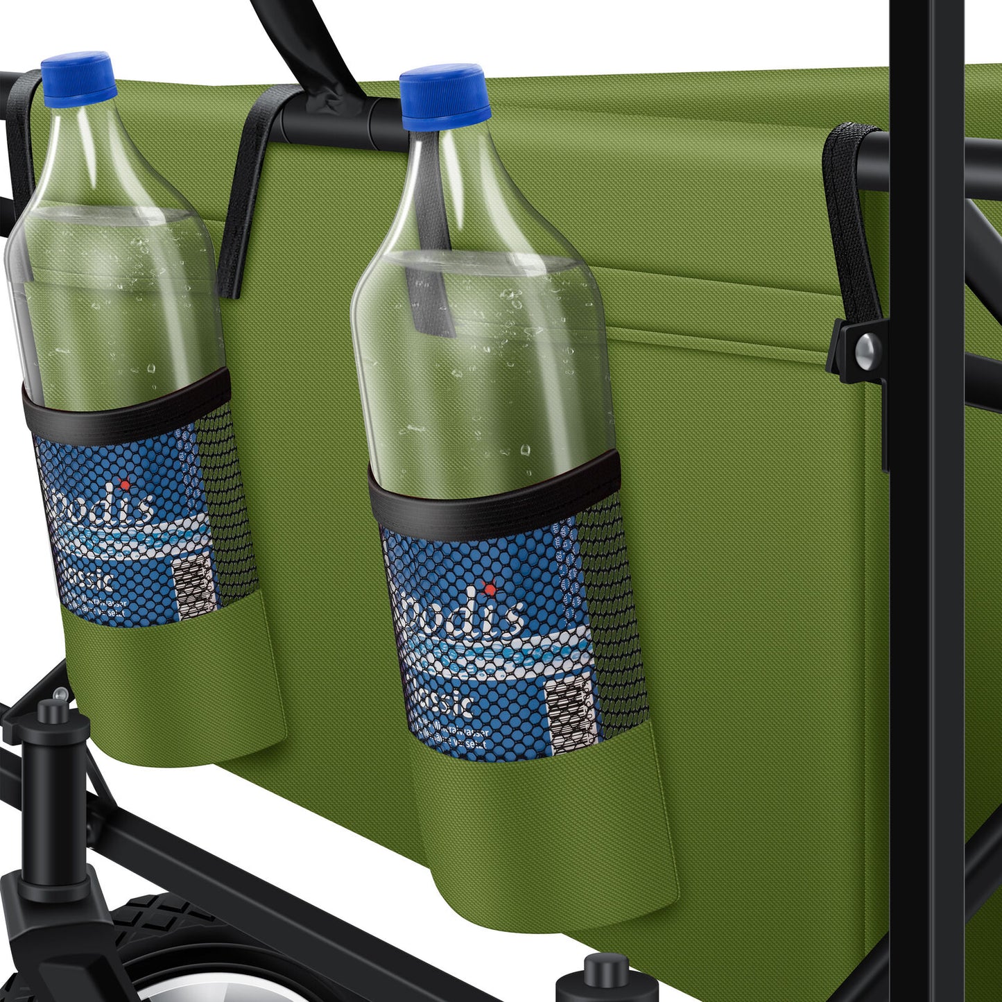 KESSER® Bollerwagen Faltbar Dach Handwagen Klappbar Transportkarre Gerätewagen