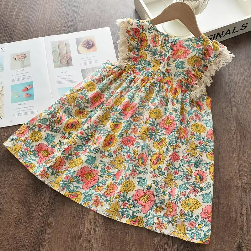 Bear-y Stylish Little Lady Floral Gown: The Ultimate Baby Blossom Costume for Tiny Tots!