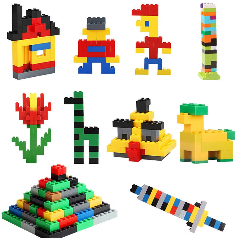 1000 DIY Kreative Bausteine Großset Urban Classic Bausteine Zusammengebautes Geburtstagsgeschenk Lernspielzeug Für Kinder