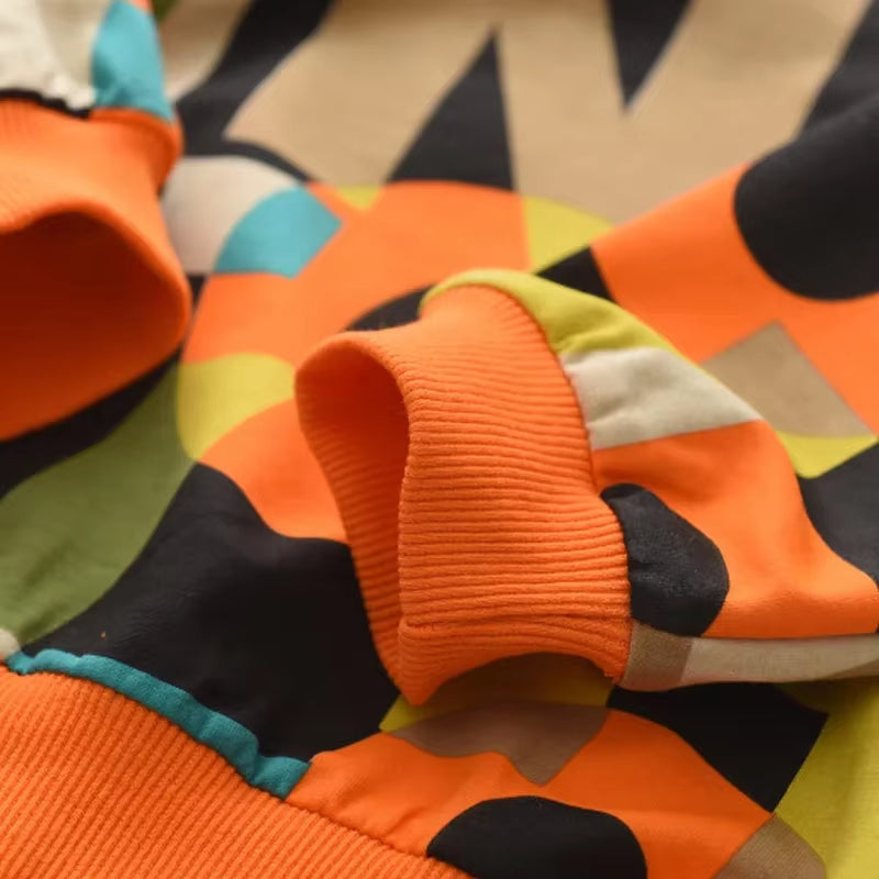 Bären Führer Jungen Kleidung Kinder Bekleidung Sets 2023 Herbst Langarm Aktive Anzüge Brief Druck Baby Kleidung 2 Stücke Jungen Set
