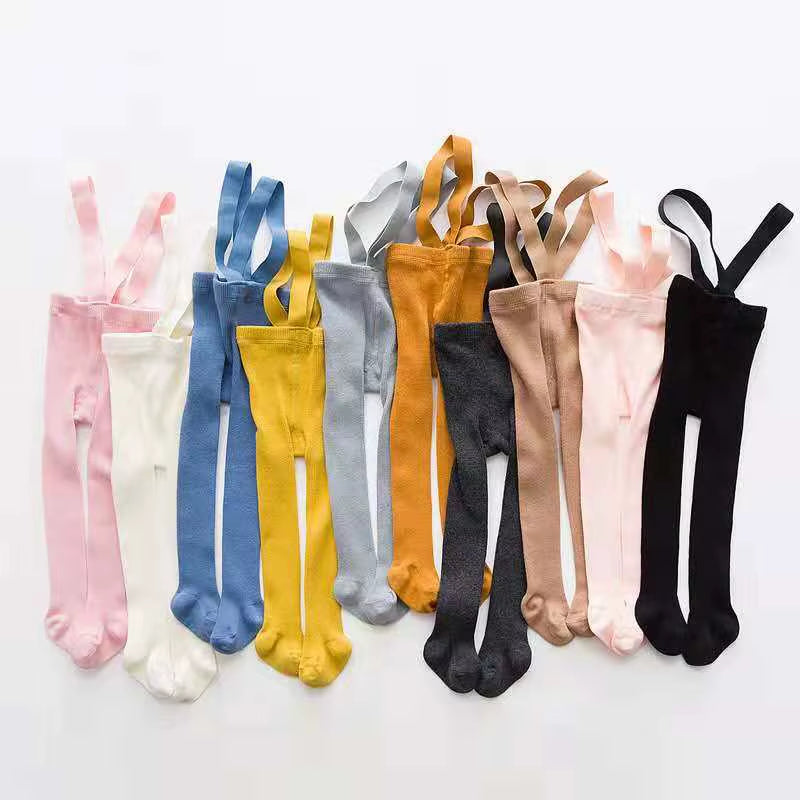 Springy Tights for Tiny Tots: Elastic Adventures in High-Waisted Fashion for Mini-Misfits!