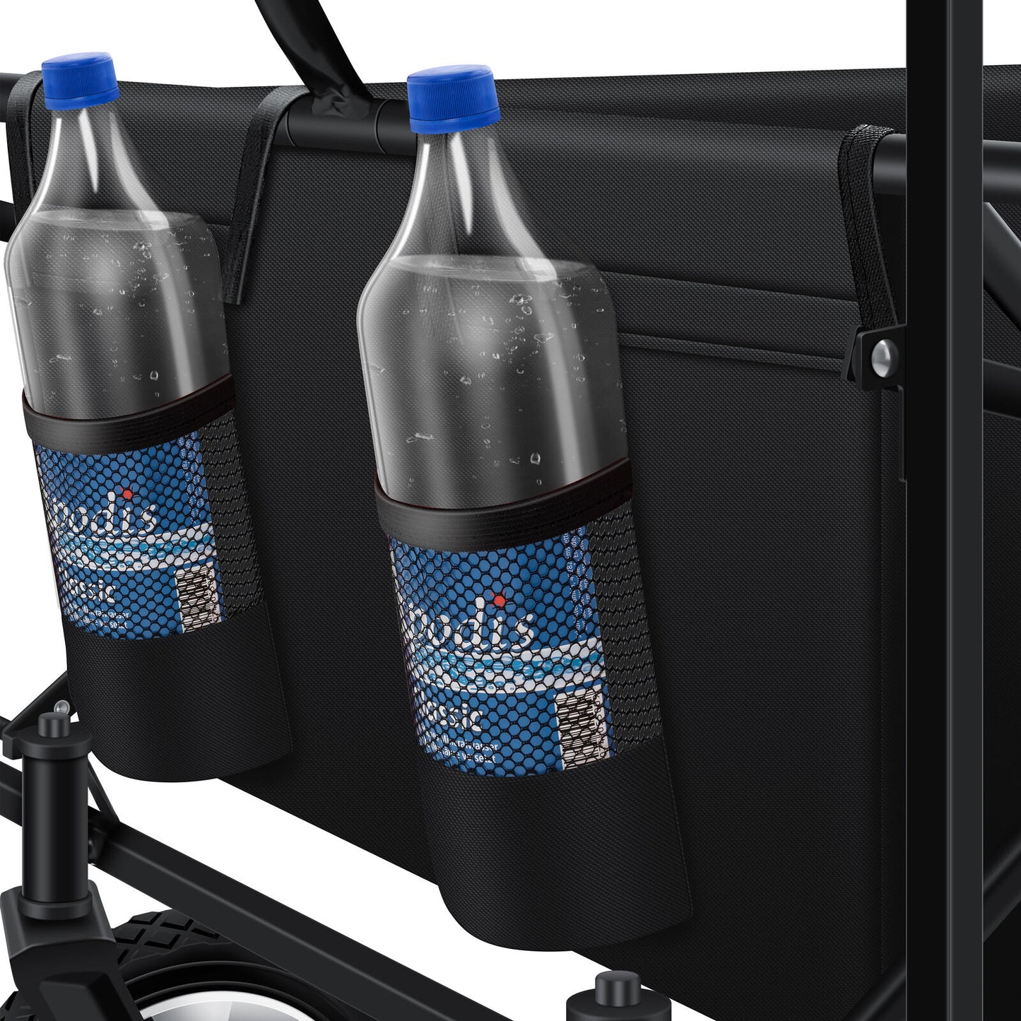 KESSER® Bollerwagen Faltbar Dach Handwagen Klappbar Transportkarre Gerätewagen
