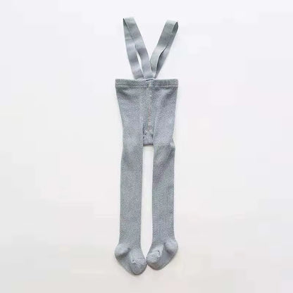 Springy Tights for Tiny Tots: Elastic Adventures in High-Waisted Fashion for Mini-Misfits!
