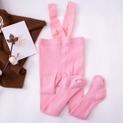Springy Tights for Tiny Tots: Elastic Adventures in High-Waisted Fashion for Mini-Misfits!