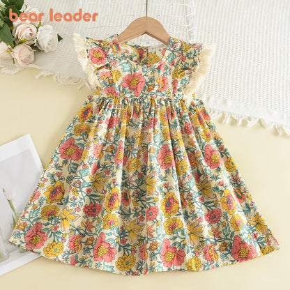 Bear-y Stylish Little Lady Floral Gown: The Ultimate Baby Blossom Costume for Tiny Tots!