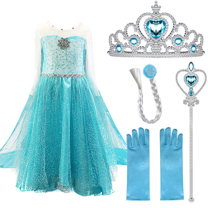 Prinzessinnen Kleider & Sets (Auswahl von Elsa & Anna)