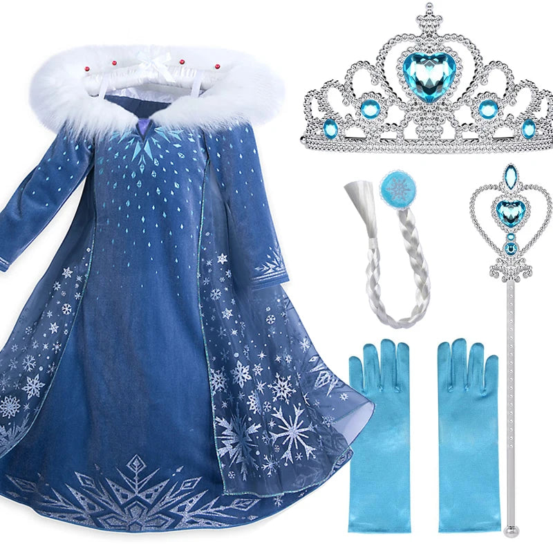 Prinzessinnen Kleider & Sets (Auswahl von Elsa & Anna)