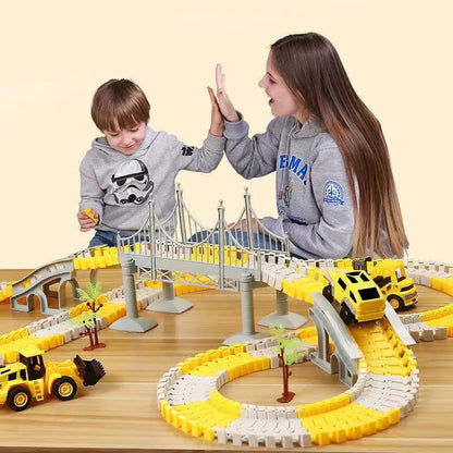 Rail Car Toy Race Car Track