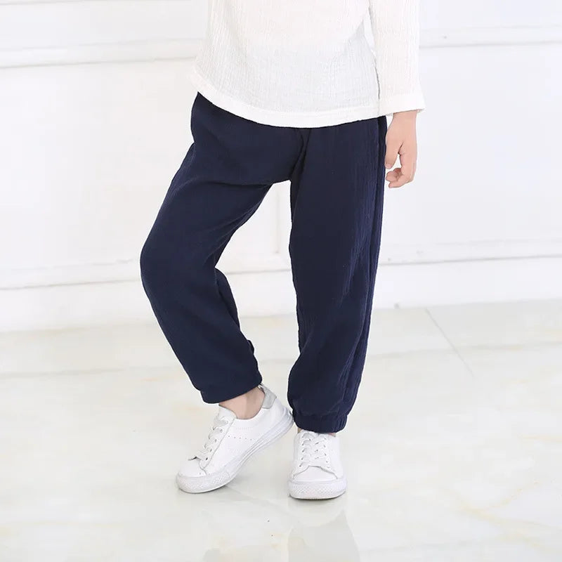Stylische Leinen Hose in Verschiedenen Farben