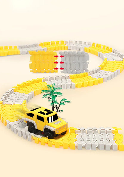 Rail Car Toy Race Car Track
