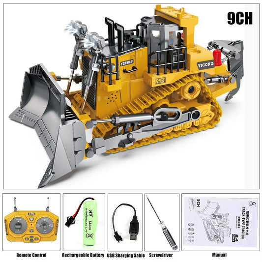 RC Auto Kinder Spielzeug Fernbedienung Auto Spielzeug Für Jungen Funks Teuerung Bagger Muldenkipper Bulldozer Elektroauto Kinderspiel Zeug Geschenk