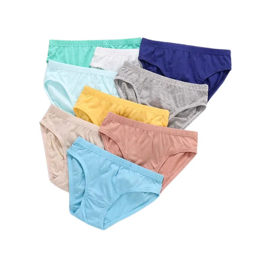 6Pc Jungen Mädchen Feste Unterwäsche Baby Höschen Slips Kinder Höschen Für Kinder 2-10Years